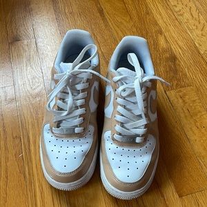 Custom made painted Air Force 1s